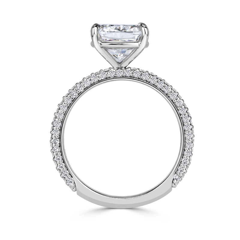 4.83ct Cushion Cut Diamond Engagement Ring