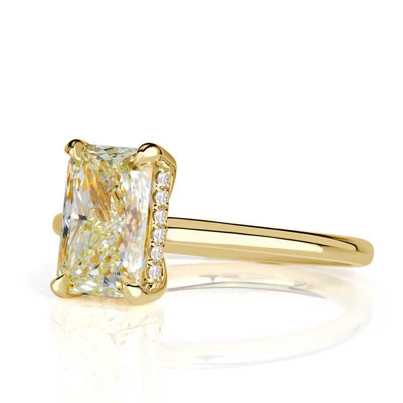 2.10 ct Radiant Cut Diamond Engagement Ring
