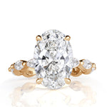 4.74ct Oval Cut Diamond Engagement Ring