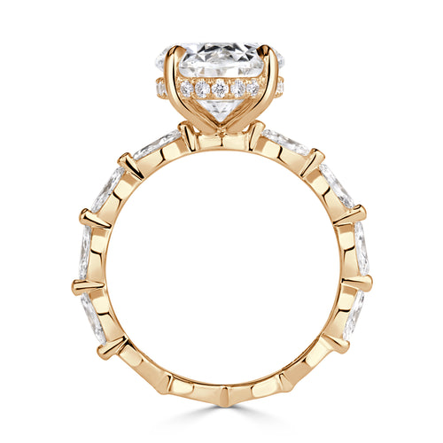4.74ct Oval Cut Diamond Engagement Ring