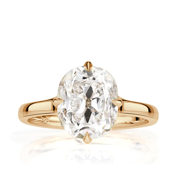 Compass Prong Floating Solitaire Engagement Ring