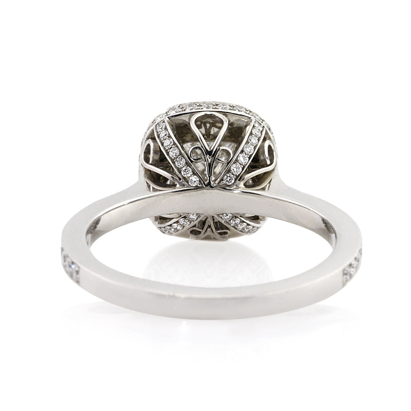 1.91ct Cushion Cut Diamond Engagement Ring