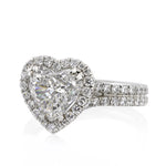 2.92ct Heart Shape Diamond Engagement Ring