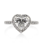 2.52ct Heart Shaped Diamond Engagement Ring