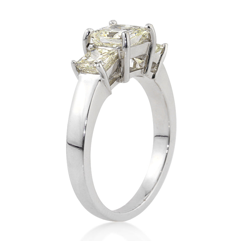 2.16ct Radiant Cut Diamond Engagement Ring