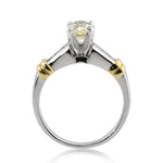 1.70ct Oval Cut Diamond Engagement Ring