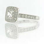 1.98ct Princess Cut Diamond Engagement Ring