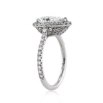 2.95ct Pear Shaped Diamond Engagement Ring