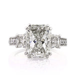 7.03ct Radiant Cut Diamond Engagement Ring