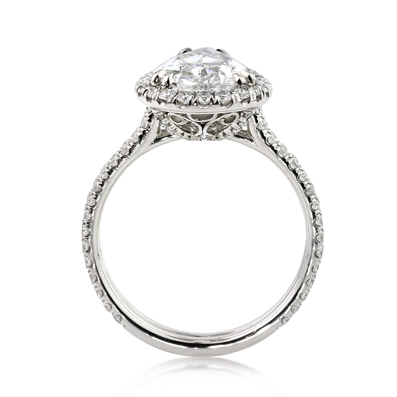 4.29ct Pear Shape Diamond Engagement Ring