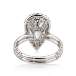 4.29ct Pear Shape Diamond Engagement Ring