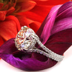 7.44ct Round Brilliant Cut Diamond Engagement Ring