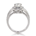 1.97ct Cushion Cut Diamond Engagement Ring