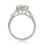 3.31ct Round Brilliant Cut Diamond Engagement Ring By Van Cleef & Arpels
