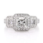 2.60ct Princess Cut Diamond Engagement Ring