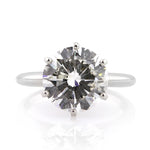 4.02ct Round Brilliant Cut Diamond Engagement Ring