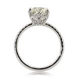 5.09ct Oval Cut Diamond Engagement Ring