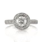 2.10ct Round Brilliant Cut Diamond Engagement Ring