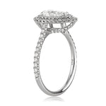 1.86ct Pear Shaped Diamond Engagement Ring