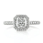 1.86ct Radiant Cut Diamond Engagement Ring