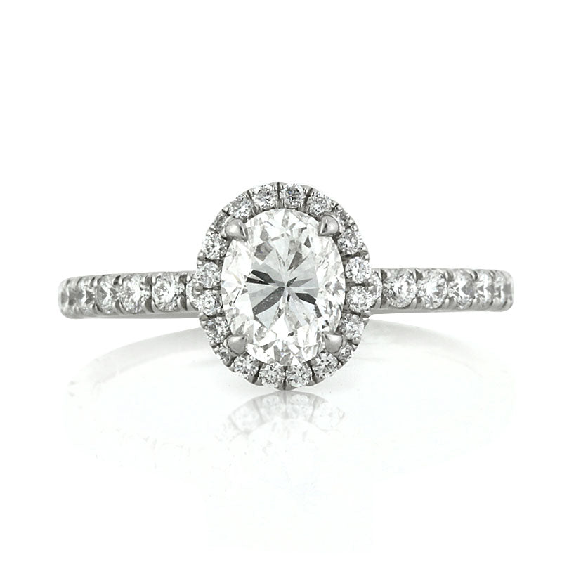 1.75ct Oval Cut Diamond Engagement Ring