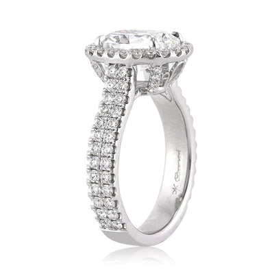 3.01ct Oval Cut Diamond Engagement Ring