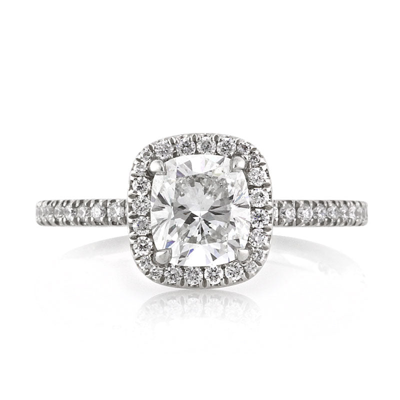 1.41ct Cushion Brilliant Diamond Engagement Ring
