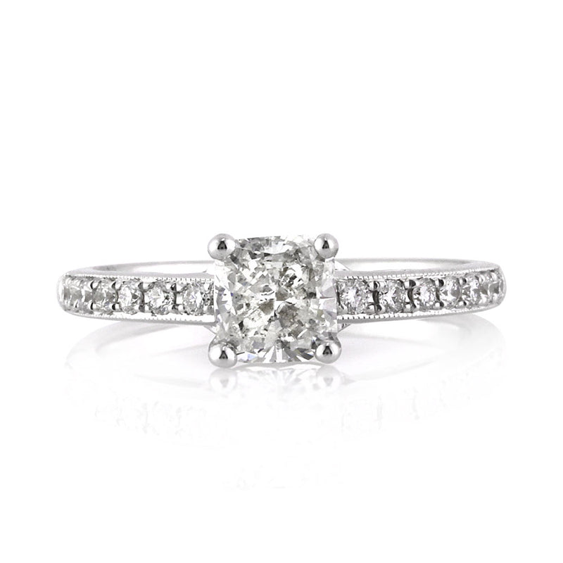 1.29ct Cushion Cut Diamond Engagement Ring