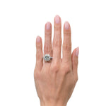 2.43ct Old Mine Cut Diamond Engagement Ring