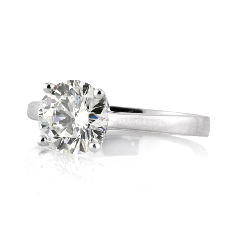 2.02ct Round Brilliant Cut Diamond Solitaire Engagement Ring