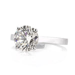 3.03ct Round Brilliant Cut Diamond Solitaire Engagement Ring