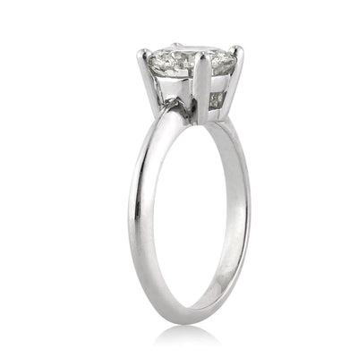1.96ct Round Brilliant Cut Diamond Solitaire Engagement Ring