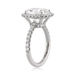 5.36ct Cushion Cut Diamond Engagement Ring