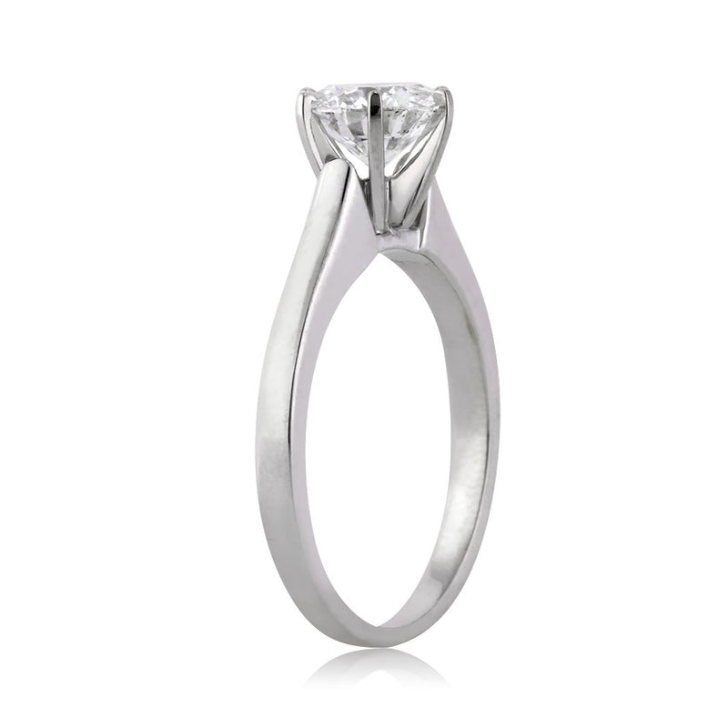 1.13ct Round Brilliant Cut Diamond Solitaire Engagement Ring