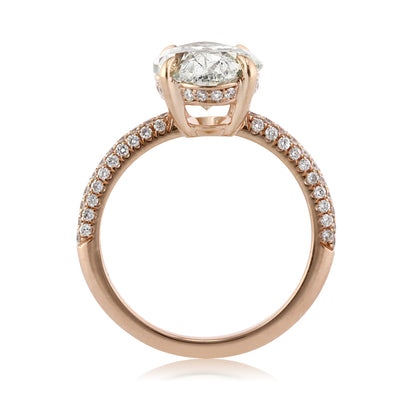 4.51ct Oval Cut Diamond Engagement Ring
