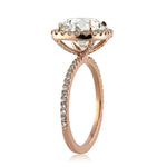 4.13ct Round Brilliant Cut Diamond Engagement Ring