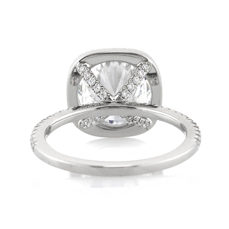 3.52ct Round Brilliant Cut Diamond Engagement Ring