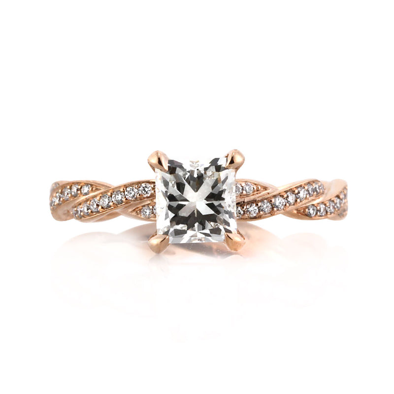 1.25ct Princess Cut Diamond Engagement Ring
