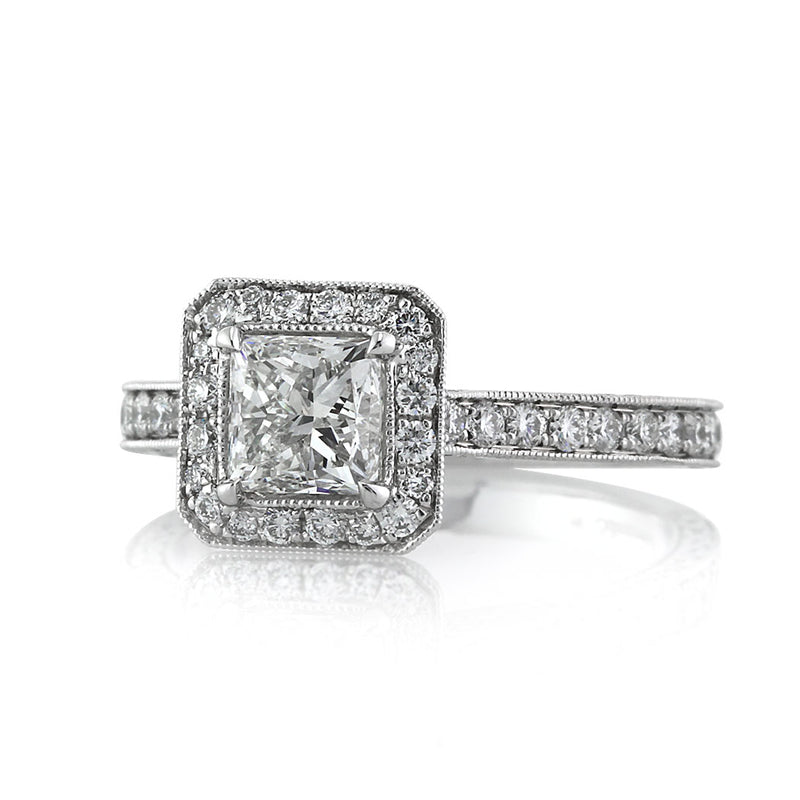 2.31ct Princess Cut Diamond Engagement Ring