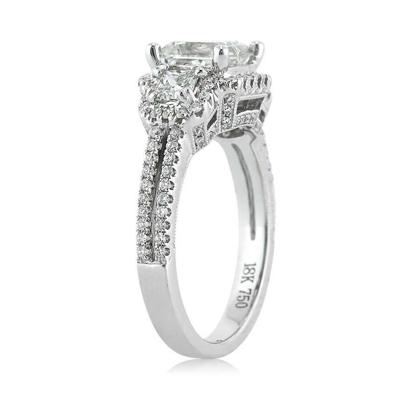 3.00ct Princess Cut Diamond Engagement Ring