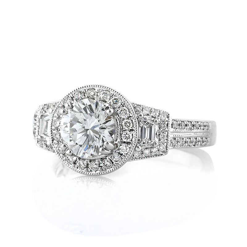 1.69ct Round Brilliant Cut Diamond Engagement Ring