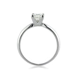 1.00ct Princess Cut Diamond Solitaire Engagement Ring