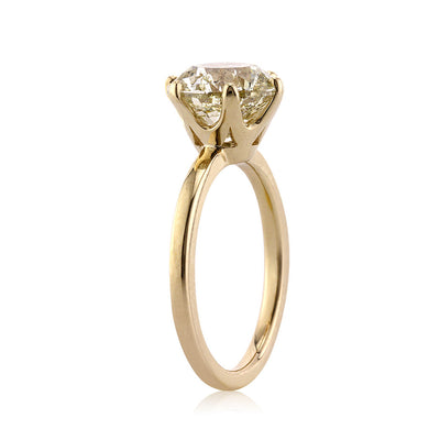 3.00ct Round Brilliant Cut Diamond Solitaire Engagement Ring