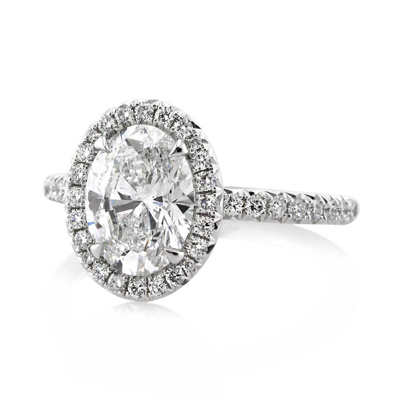 2.56ct Oval Cut Diamond Engagement Ring