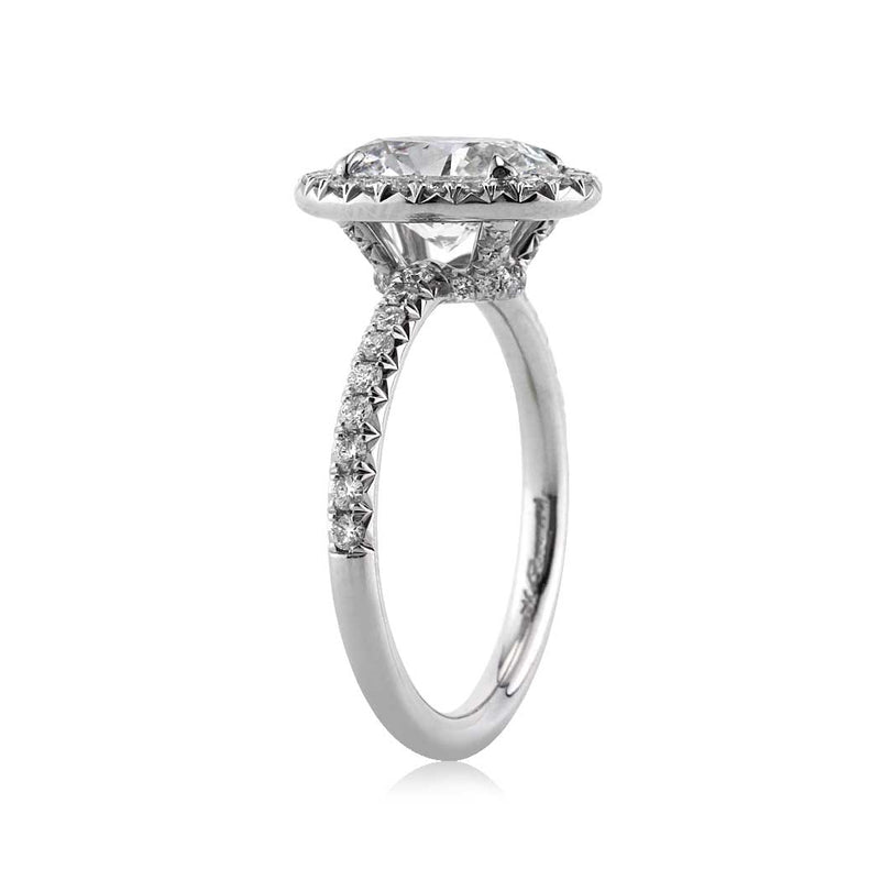 2.56ct Oval Cut Diamond Engagement Ring