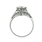 1.85ct Old European Cut Diamond Antique Engagement Ring