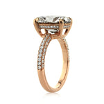 4.66ct Oval Cut Diamond Engagement Ring