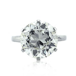 5.99ct Old European Cut Diamond Solitaire Engagement Ring