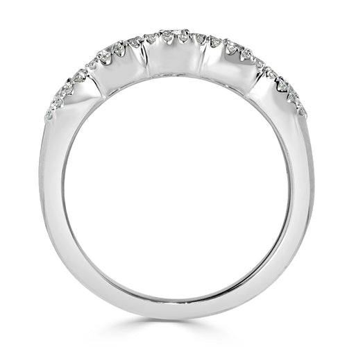 0.50ct Round Brilliant Cut Diamond Ring in 14k White Gold