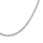 7.50ct Round Brilliant Cut Diamond Tennis Necklace in 18k White Gold